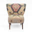 Petit fauteuil d'appoint Kelm Dhurrie