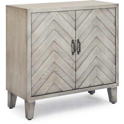 Finch Friedman Errol Bar Cabinet with Wine Storage, Grey