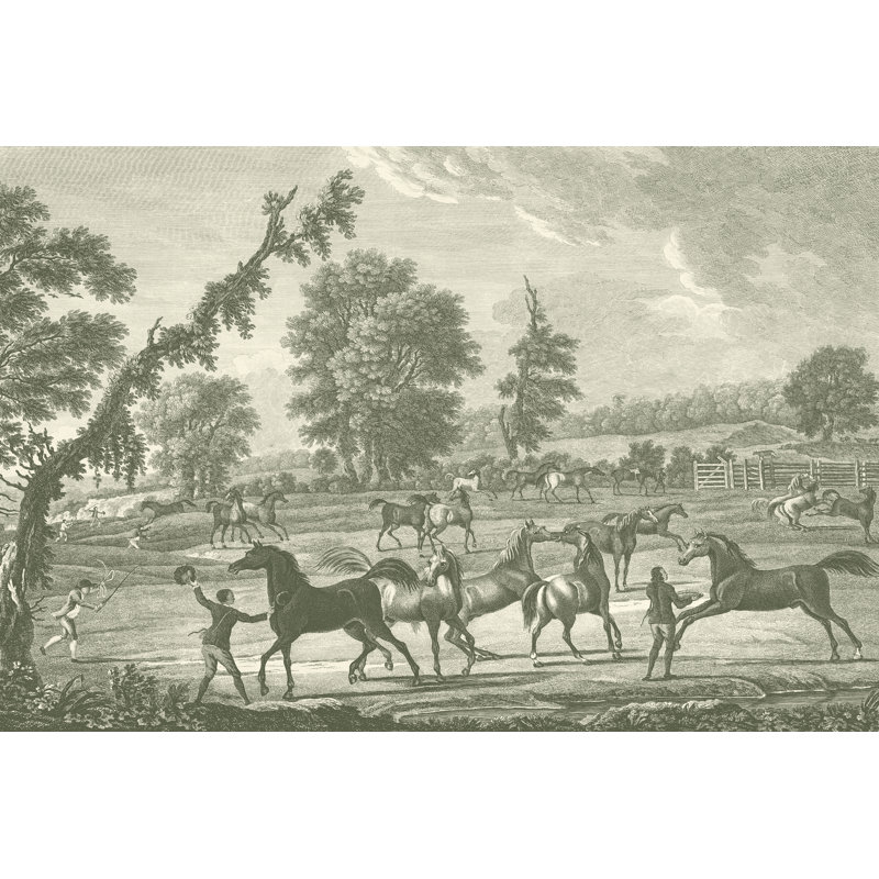 Equestrian Scenes III by Vision Studio - Wrapped Canvas Painting, 20cm H x 30cm W x 3.8cm D