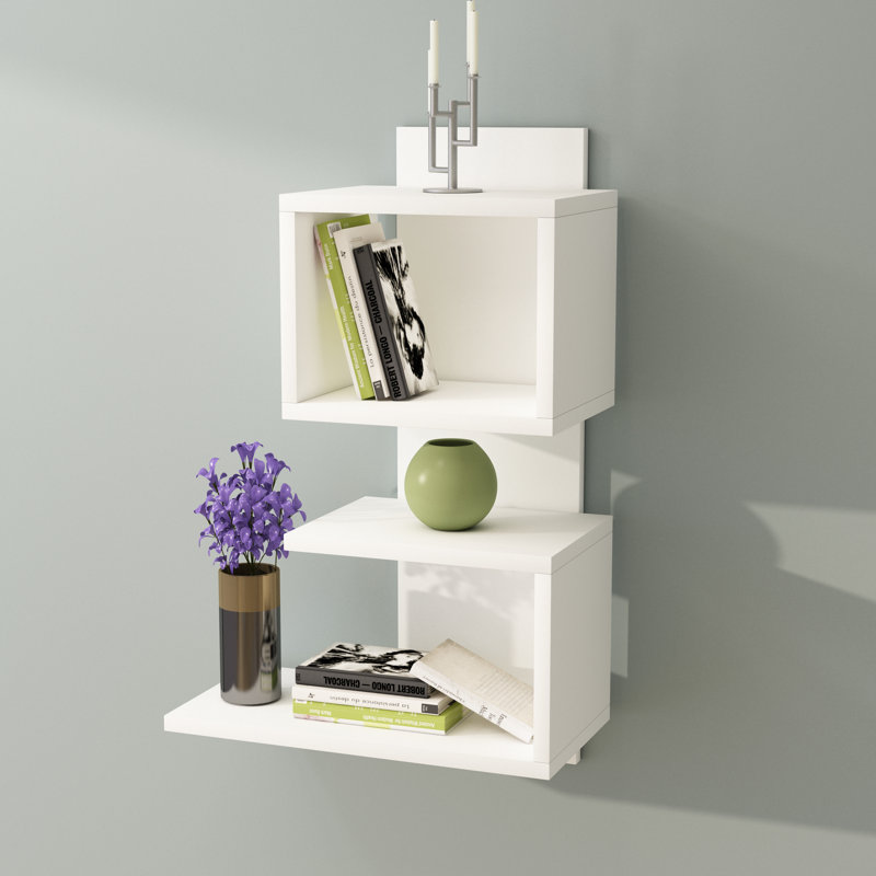 Fondea 4 Piece Accent Shelf, White