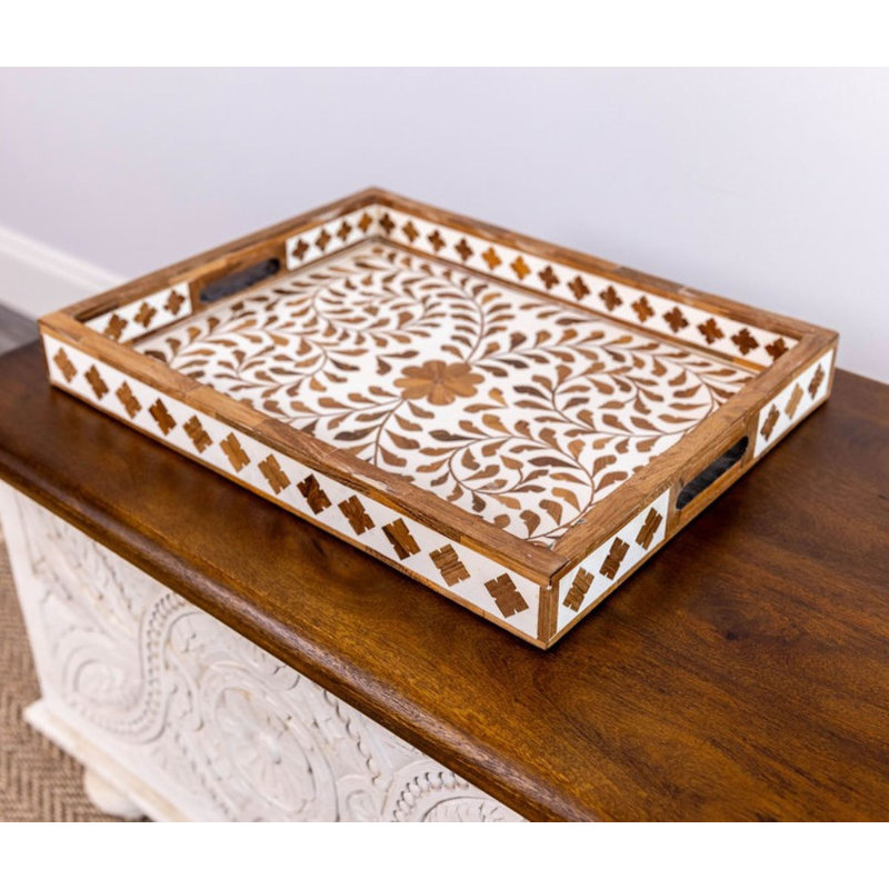 Plateau en bois, Brun