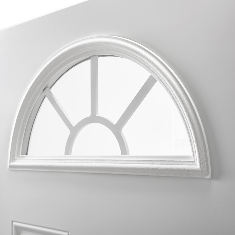 Brown Painted Fiberglass Prehung Front Door with Sidelights
