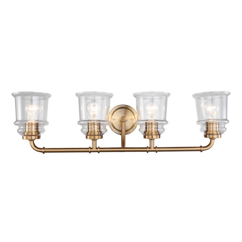 Shifflett 4 - Light Vanity Light, Brass
