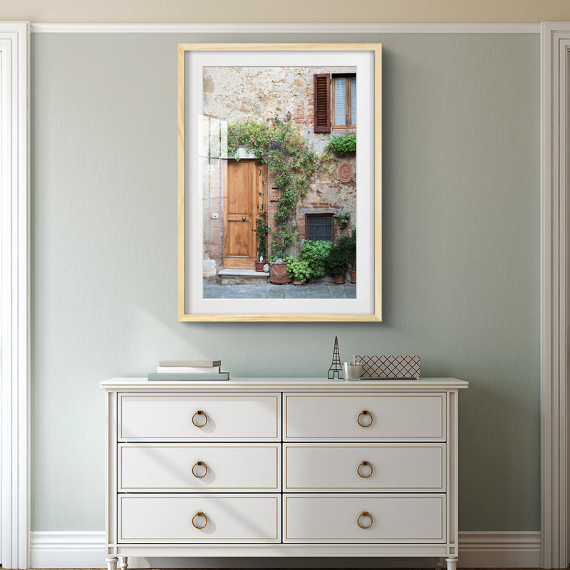 Santa Barbara - Toile tendue avec châssis, Naturel, H 25,5 po x l 17,5 po