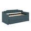 Lit de jour simple tapissier avec couchette et tiroirs-477096240