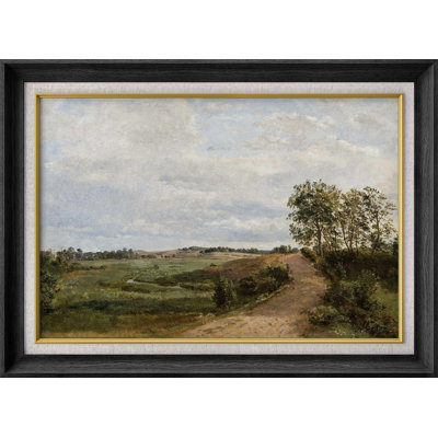 Rustic Countryside Road Through Country Countryside Nature Wilderness, reproduction d'art sur papier