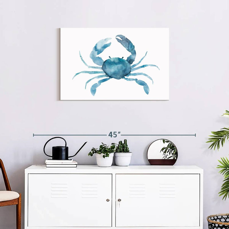 Brampt Marine Blue Crab, 20" H x 30" W