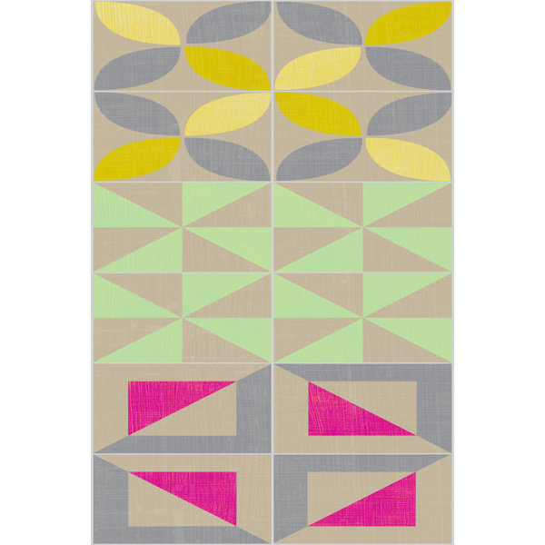 Corrigan Studio Elementary Tile Panel I by Chariklia Zarris - Wrapped ...