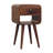 Mini Caramel Curved Bedside With Lower Slot-108808822