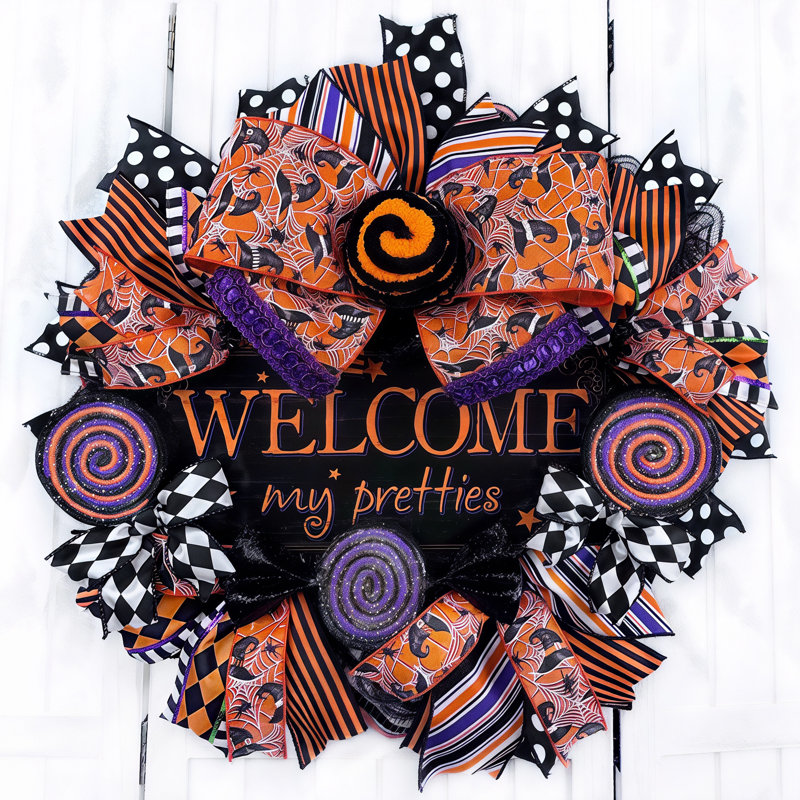 Couronne lumineuse en maille 18 po Hello My Pretties