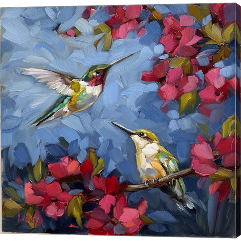 «Hummingbird Song» par Andrea Lavery - peinture sur toile tendue