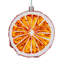 4" Orange Fruit Ornament. Each bag includes six ornaments.