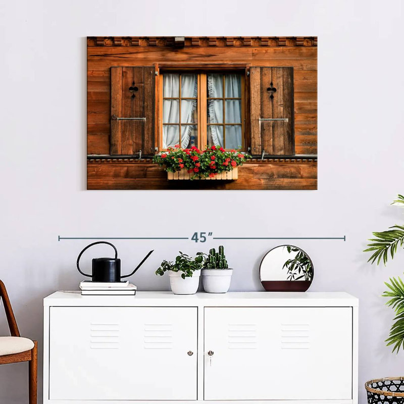 Lilie House Window, 24" H x 36" W