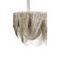 Medium Oval Leather Fringe Chandelier-1531697400