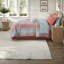 Boho Queen Bedding Sets, Cozy Polyester, Coral Design For Home