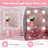 Kids Vanity Set And Mirror, Wooden Pretend Play Vanity Table And Chair Set For Girls With Stool, Drawer, Princess Makeup Dress-Up Toy For Toddlers 3+Year Old (Pink)-689638932