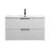 Alma 19'' Chrome Polymarble Rectangular Bathroom Sink with Overflow