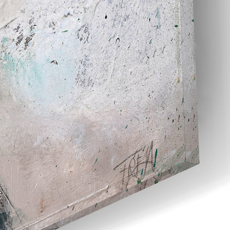 Art mural en verre Wrought Studio ™ «Great Green Variation» par Incado, H 16 po x l 12 po x P 0,13 po