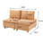 2-Seat Upholstered Sectional Sofa-196009282