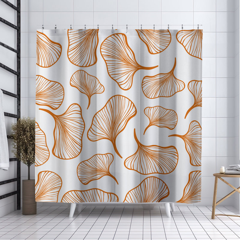 Rideau de douche Coco, Orange