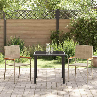 3 Piece Garden Dining Set