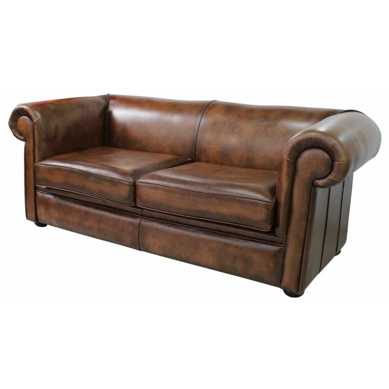 3 Seater Full Grain Leather Sofa