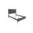Grey Finish King Size Panel Bed