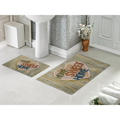 Ensemble de tapis de bain 2 pièces Disean