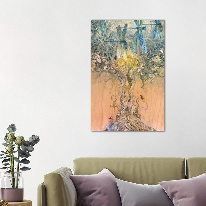 Entangle by Stephanie Law - Wrapped Canvas Painting, 101.6 cm H x 66.04 cm W x 3.175 cm D