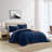 MF Lightweight TOB Nautica Beckett Microsuede Reversible Navy Comforter Set-100703471