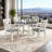 Farmhouse 48 Inch Round Dining Table With Wooden Top - Rustic Kitchen & Dining Room Centerpiece