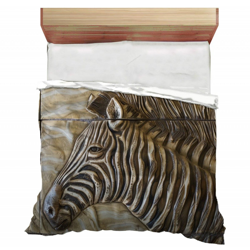 Machine Printed No Pattern And Not Solid Colour Duvet Cover, King Duvet Cover