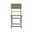 Ensemble bistro 3 pièces d'extérieur pliant en bois d'acacia avec résistance aux intempéries et conception peu encombrante.