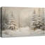 «Vintage Winter Snow Forest Landscape Nature Country Winter Christmas», impression numérique sur toile, impression numérique sur toile encadrée-110790728-121501182