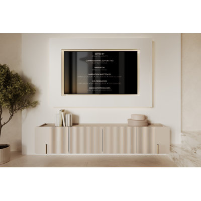 Berthia Unfinished TV Stand for TVs up to 55"