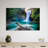 Cascade Tranquil Waterfall Framed Acrylic Print-1260335363-1260335362