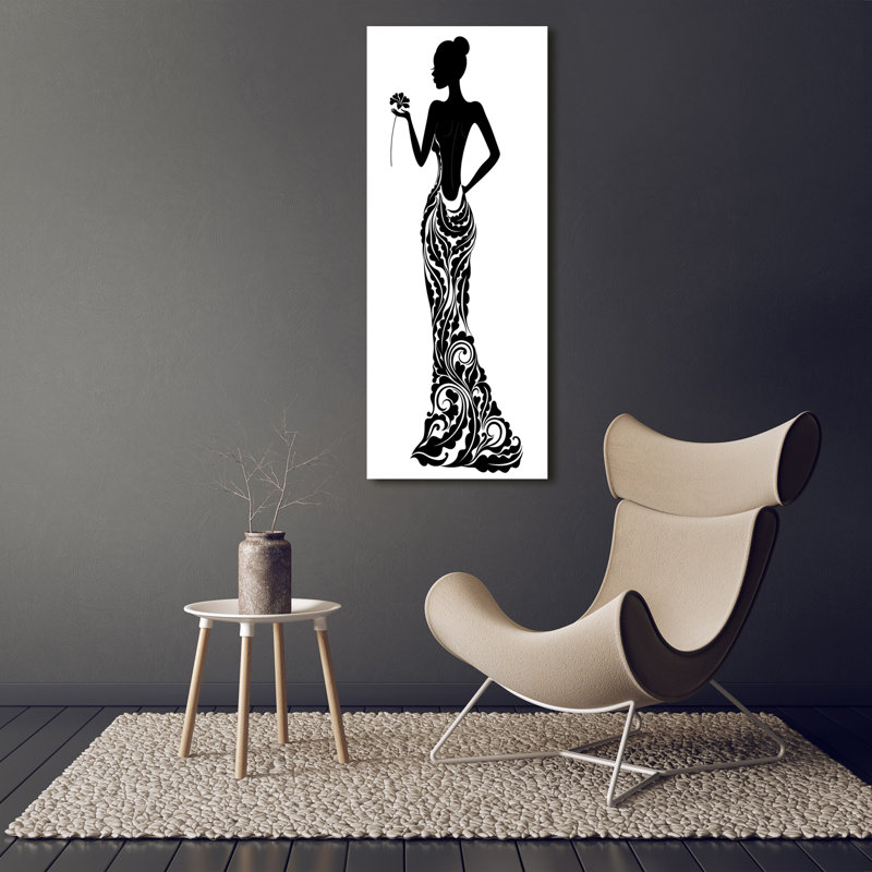 Fashion Illustration - Wrapped Canvas Print