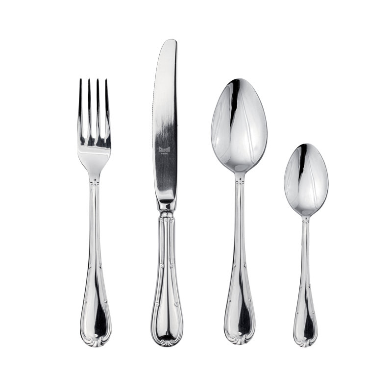 Raffaello 24 - Piece Stainless Steel Flatware Set - Service for 6