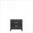 Haiden Weathered Black 2-Drawer Modern Nightstand-1199725309