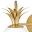 Gazala 2 Light Frosted Dimmable Vanity Light