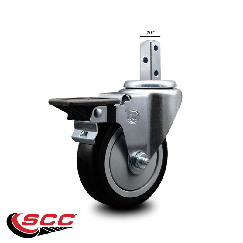 Polyurethane Casters, Black