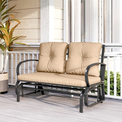 Fauteuil oscillant d'extérieur 2 personnes pour 2 personnes