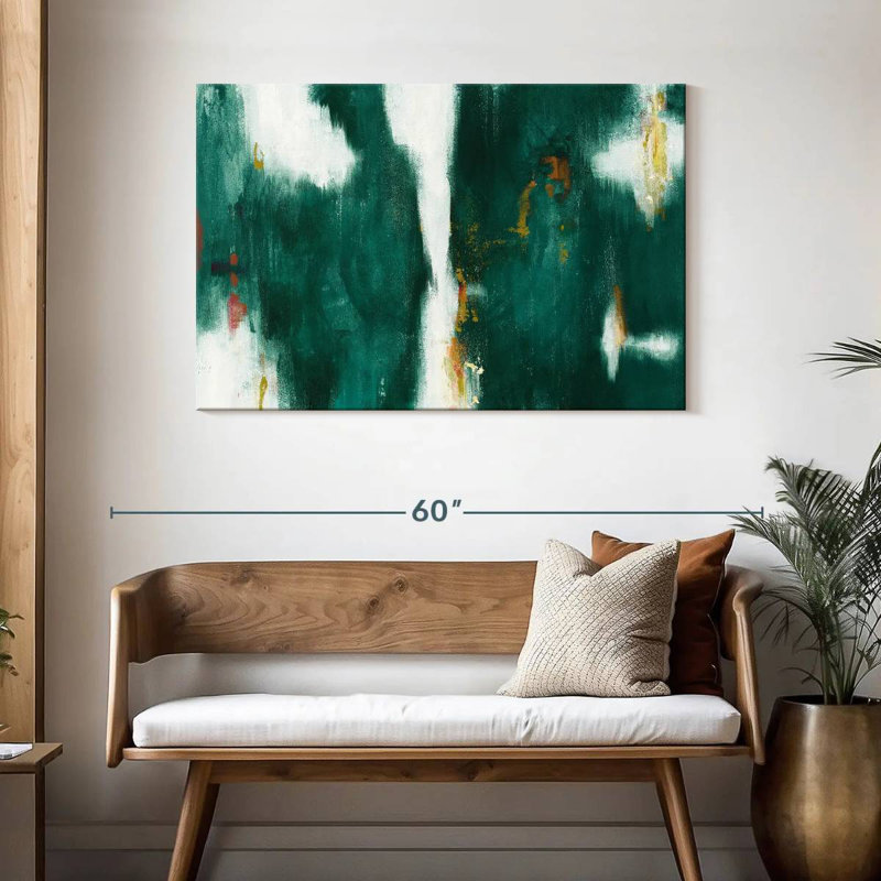 Texture vert Avery, H 30 po x l 45 po