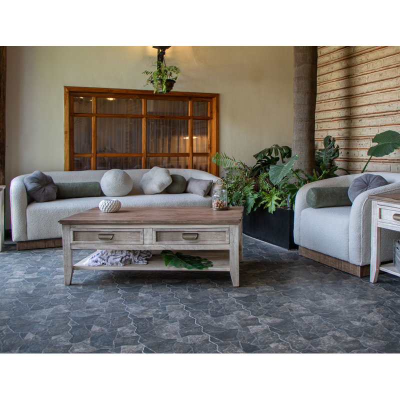 Fauteuil Bedfordshire, Mélange de polyester ivoire