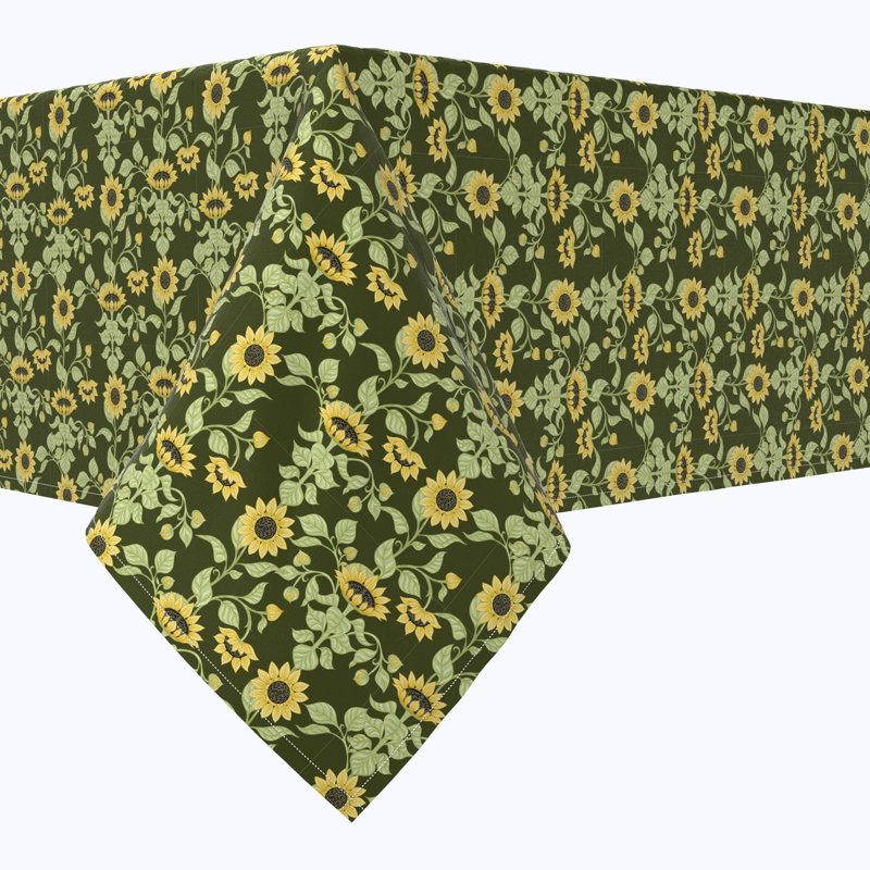 Floral 114 Cotton Tablecloths, 84" x 52"