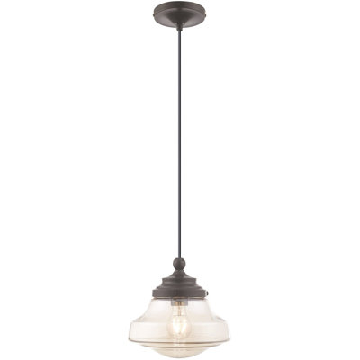 Luminaire suspendu style école 1 lumière Madonna
