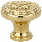 Oversized Ribbon and Reed 1 1/4" Diameter Mushroom Knob