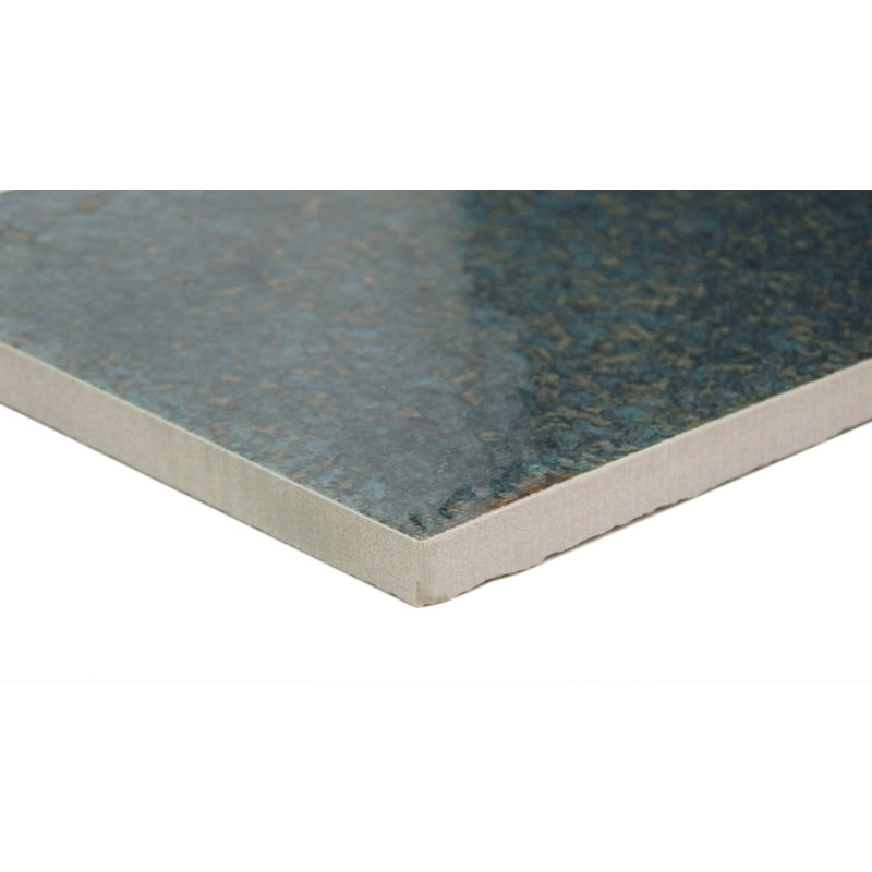 Inhale Gris 4 in. x 12 in. Glossy Porcelain Wall Tile (12.27 sq. ft./Case), Verde