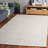 Kehlani Woven Hemp/Cotton Performance Solid Color Rug in Ivory-1922878784