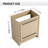 30'' Single Bathroom Vanity Base
